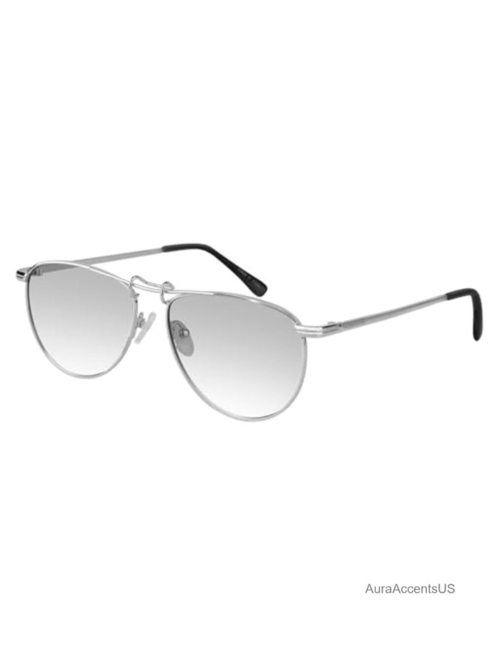 Aviator Metal Sunglasses Gradient Lenses UV400 Lightweight Full-Frame Women